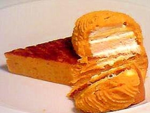 鍋で簡単技☆かぼちゃと豆腐のダイエットケーキ♪